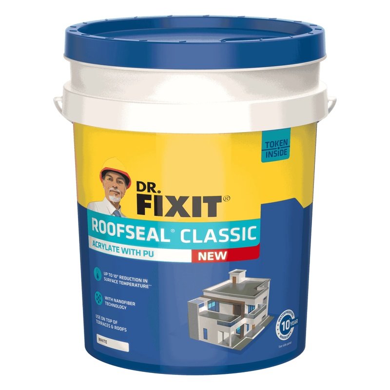 Dr. Fixit Roofseal Classic Waterproof Terrace Coating
